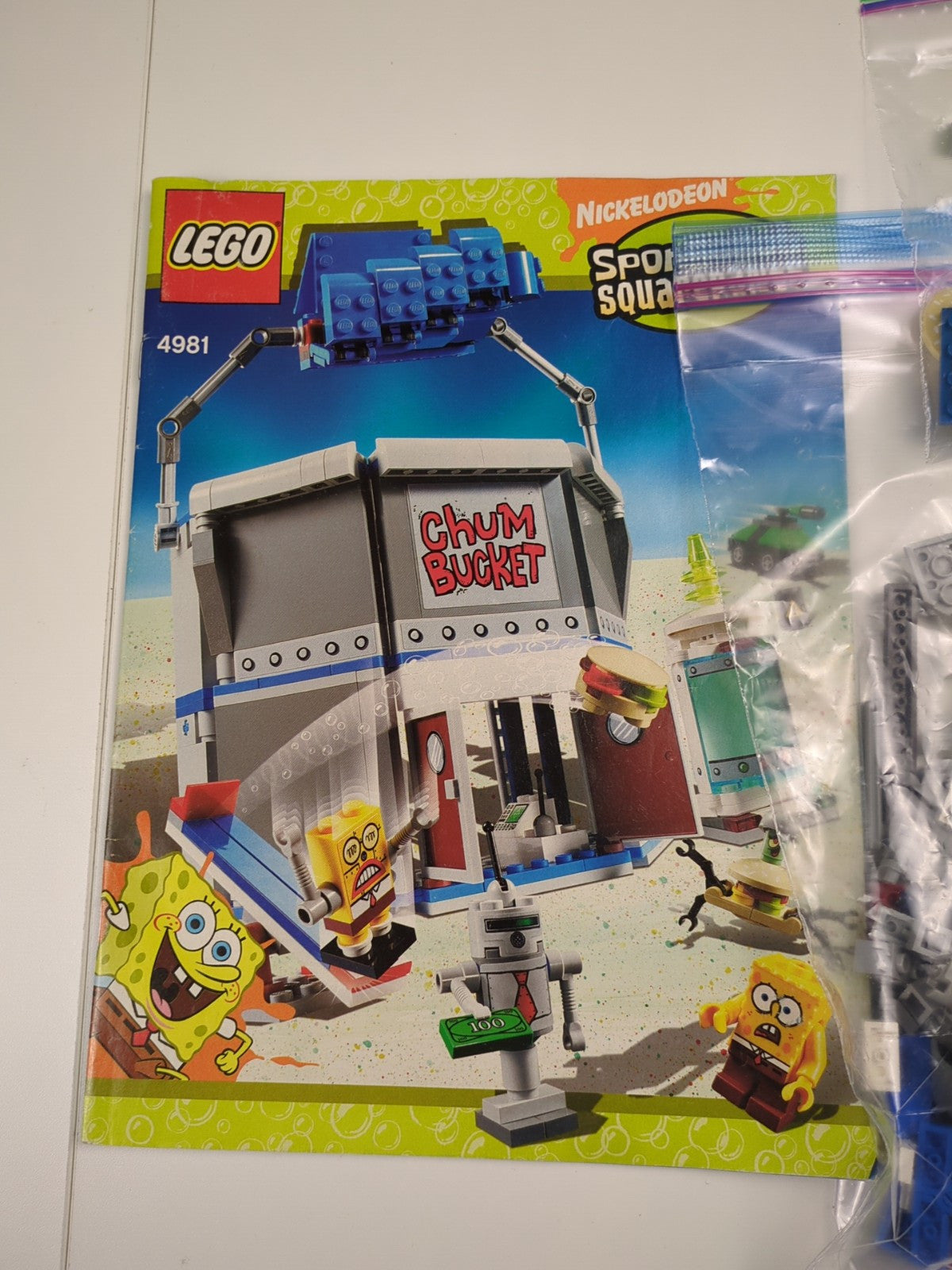 Lego SpongeBob SquarePants: The Chum Bucket Set 4981 - w/ Instructions