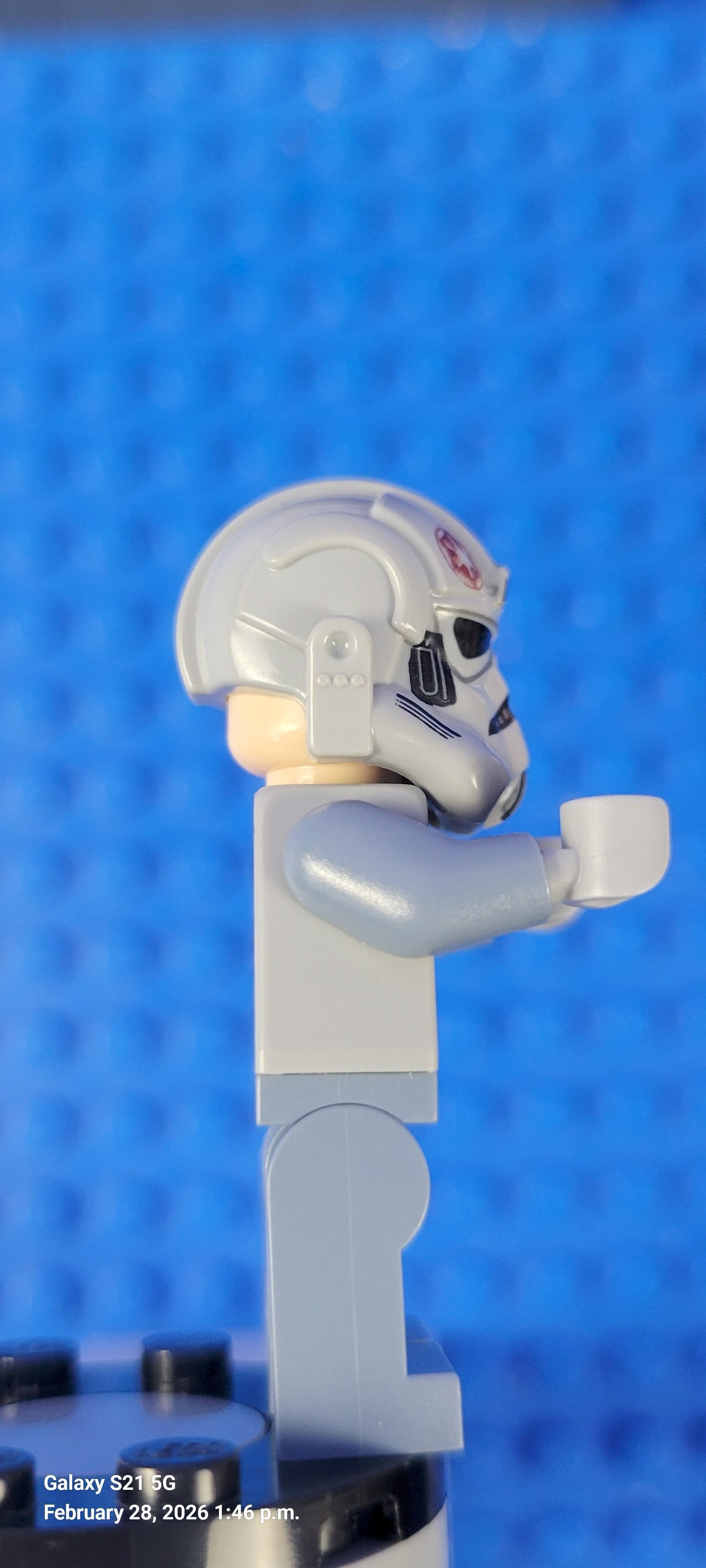 Lego Star Wars: AT-AT Driver - Dark Red Imperial Logo sw0581 Set 75054 75075