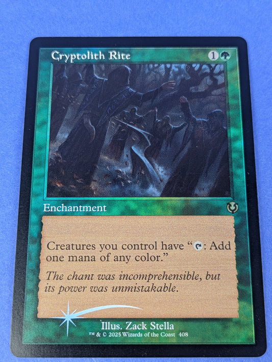 MTG Magic: Innistrad Remastered: Cryptolith Rite Foil #408 Rare - NM