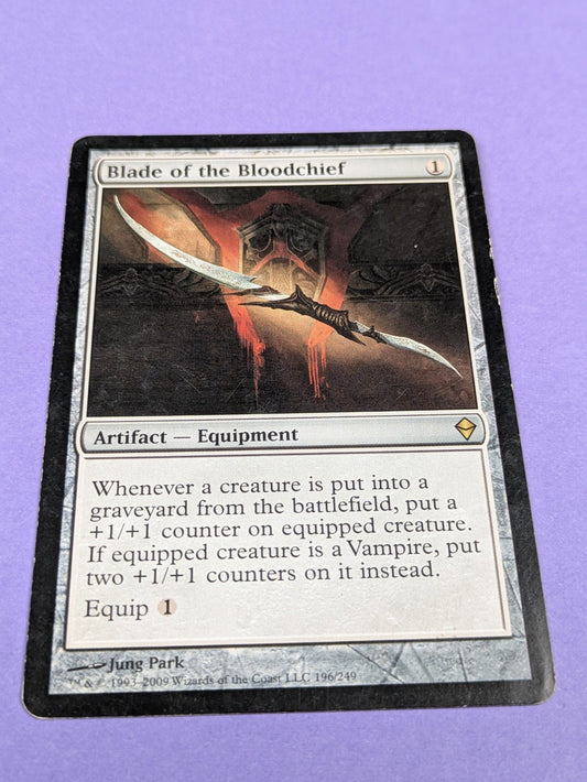 MTG Magic: Zendikar: Blade of the Bloodchief #196/249 Rare - MP