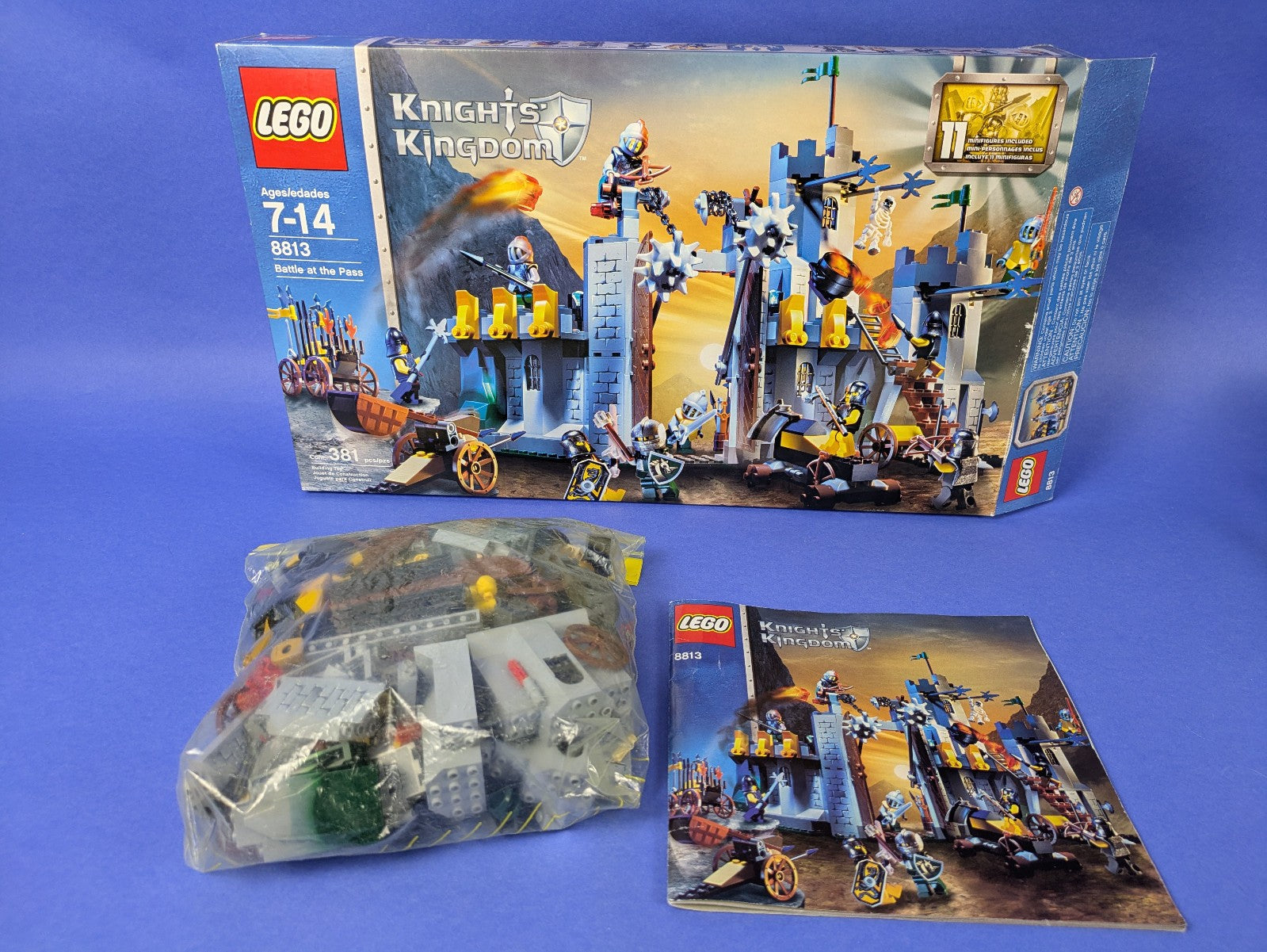Lego Castle: Knights Kingdom II: Battle at the Pass Set 8813 - Incomplete Set