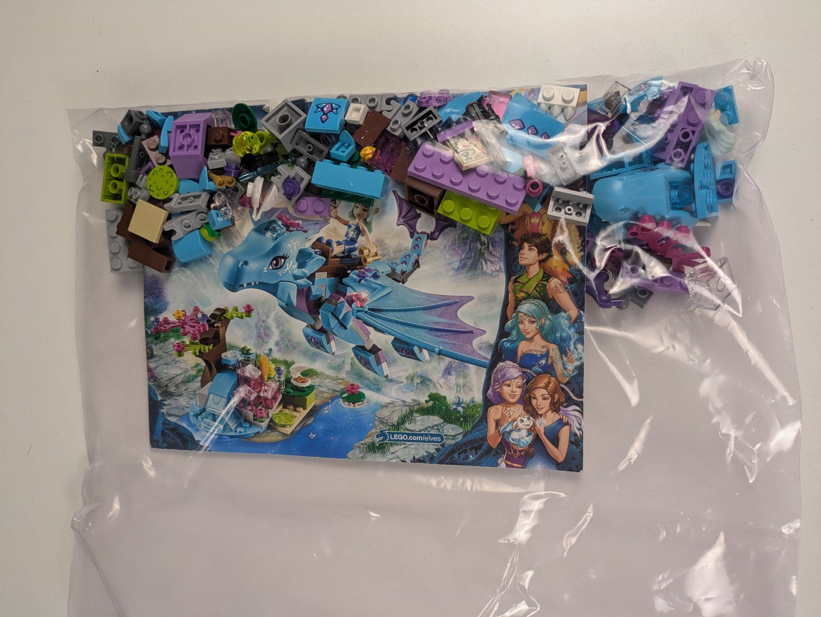Lego Elves: The Water Dragon Adventure Set 41172 - w/ Instructions
