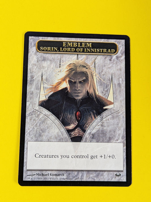 MTG: Dark Ascension Tokens: Sorin, Lord of Innistrad Emblem #3/3 Token - LP