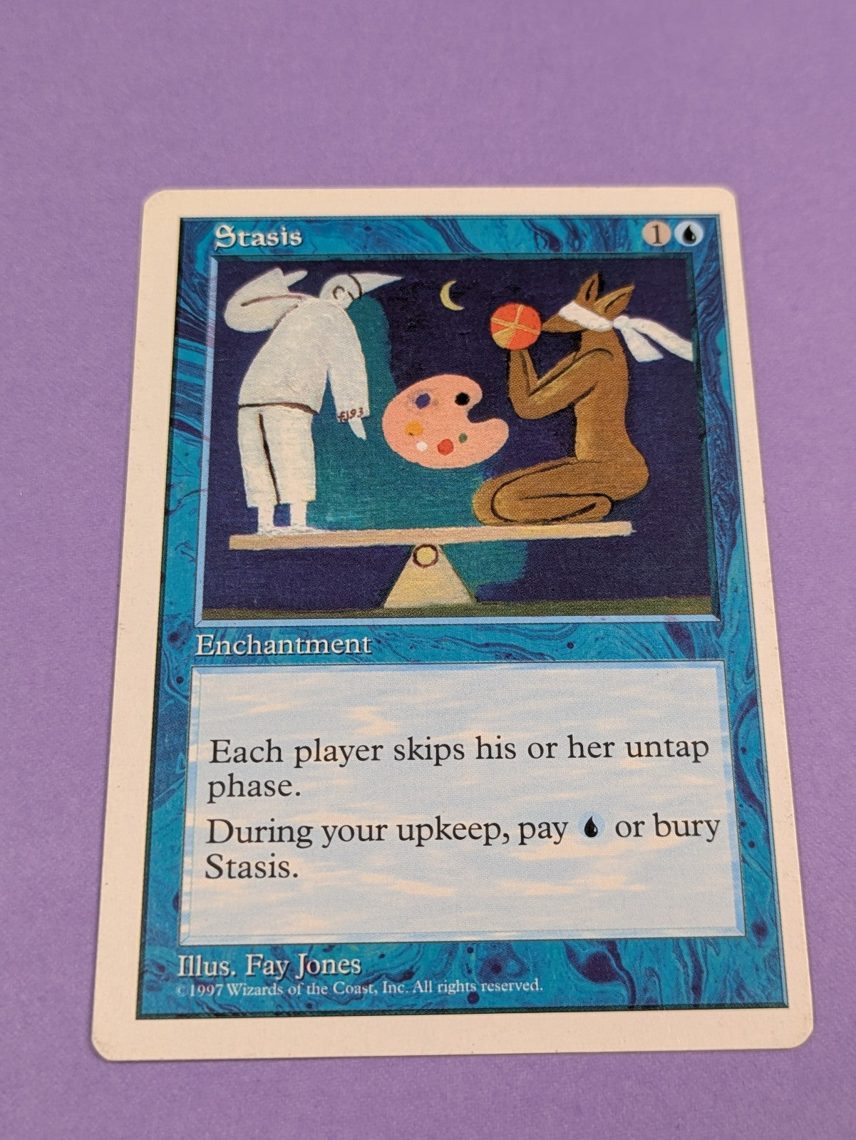 MTG Magic the Gathering: Fifth Edition: Stasis Rare - LP