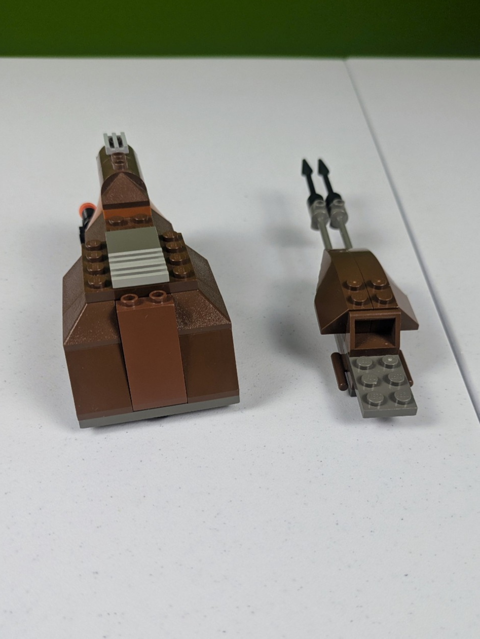 Lego Star Wars: Trade Federation MTT - Mini 4491 + Speeder Bike (Incomplete Set)