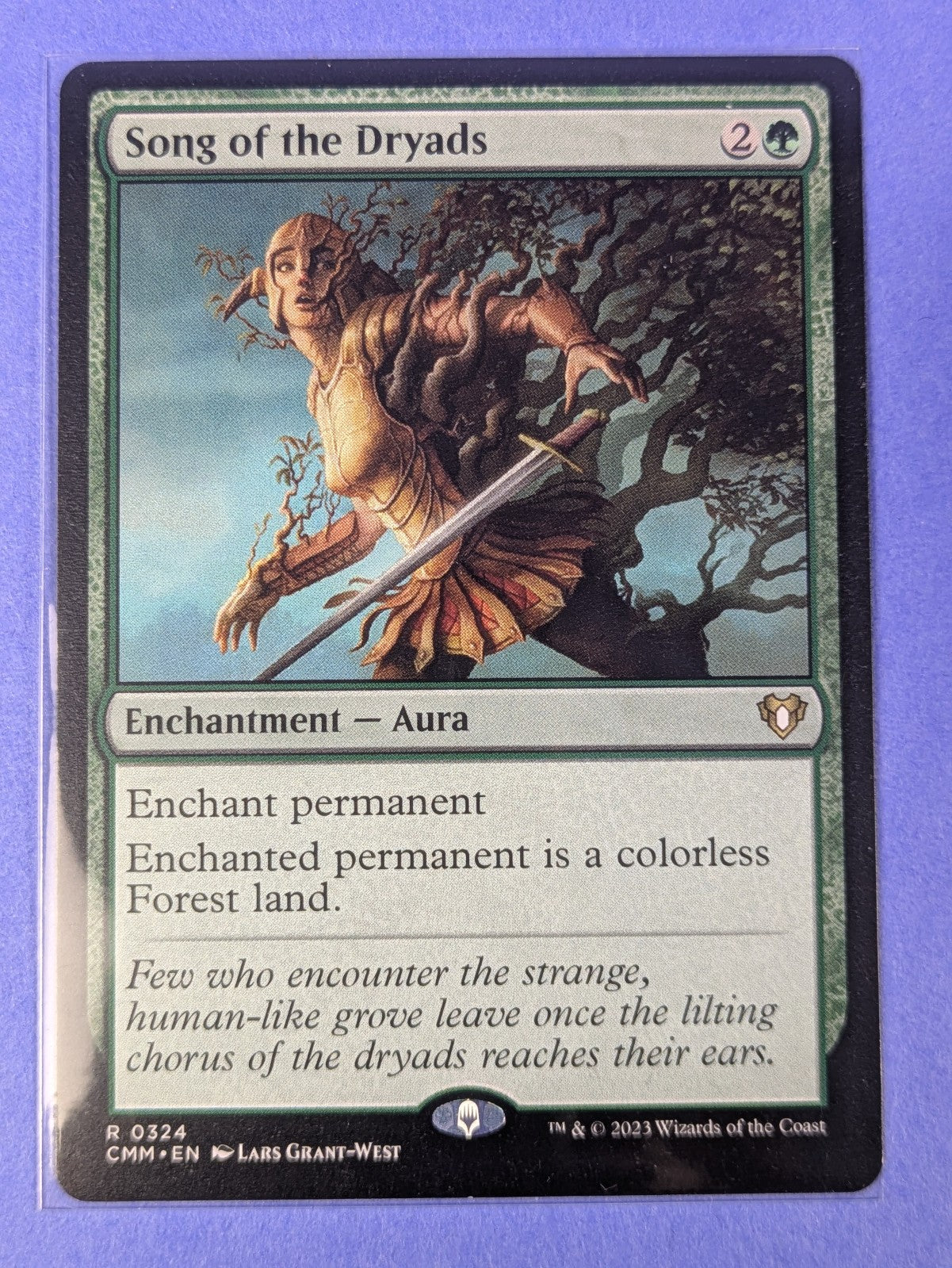 MTG Magic: Commander Masters: Song of the Dryads #0324 Rare - NM