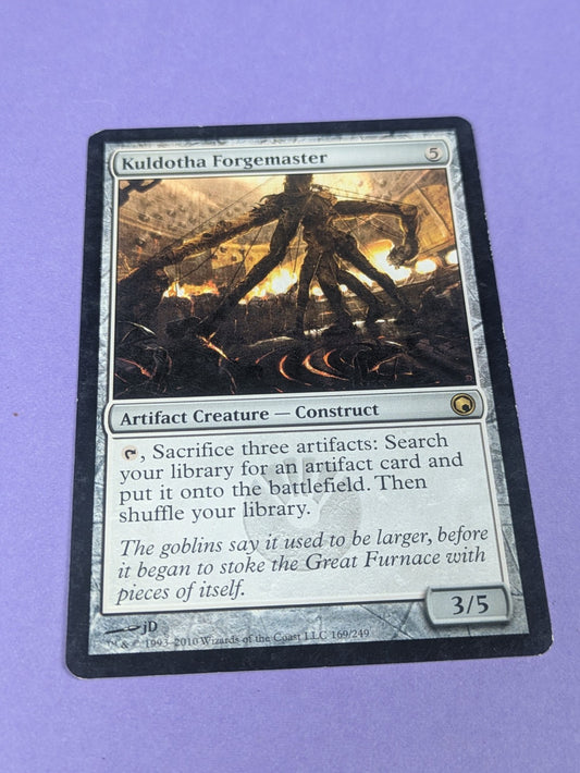 MTG Magic: Scars of Mirrodin: Kuldotha Forgemaster #169/249 Rare - LP
