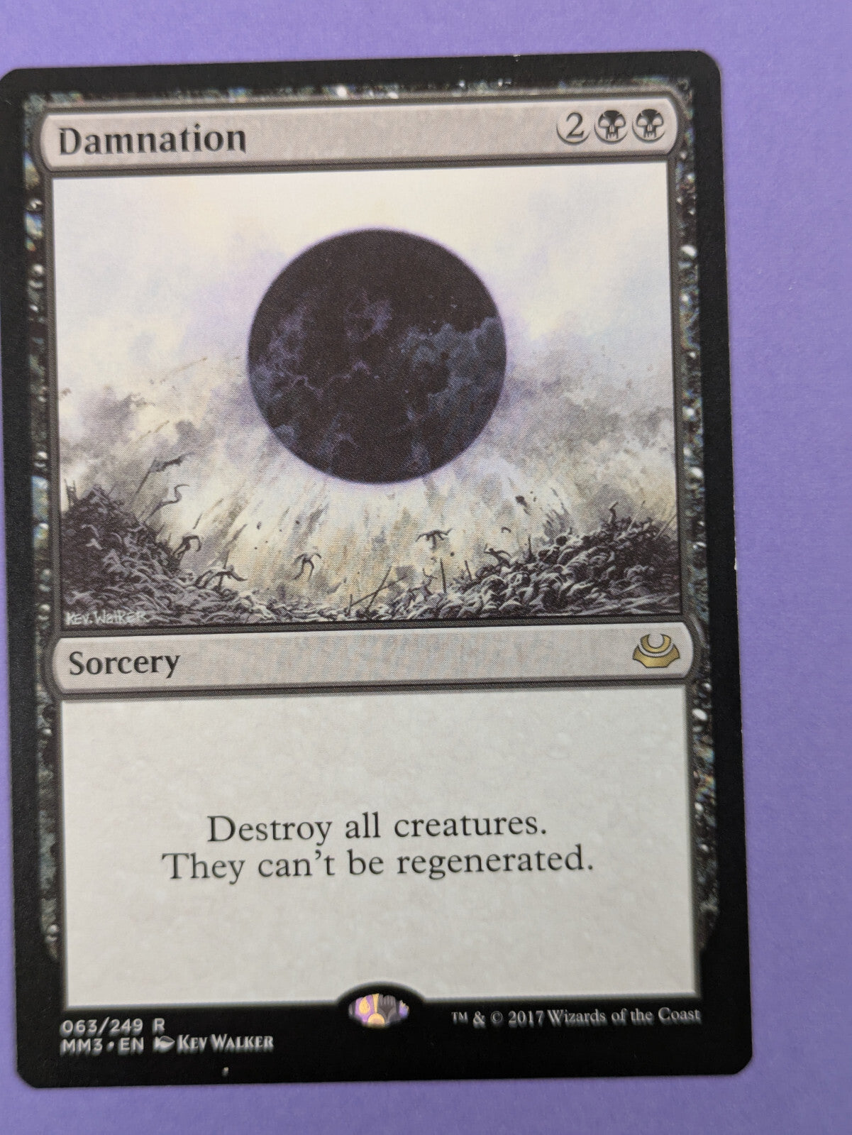 MTG Magic The Gathering: Modern Masters 2017: Damnation #063/249 Rare - NM