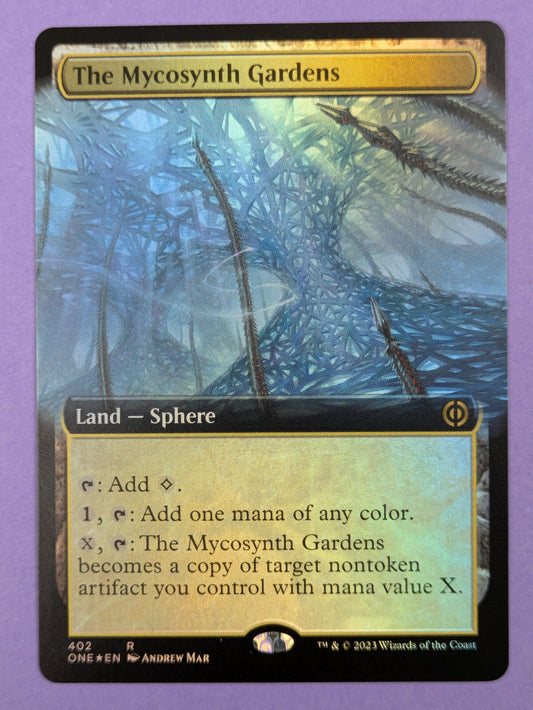 MTG Magic: Phyrexia: All Will Be One: The Mycosynth Gardens Foil #402 Rare - NM
