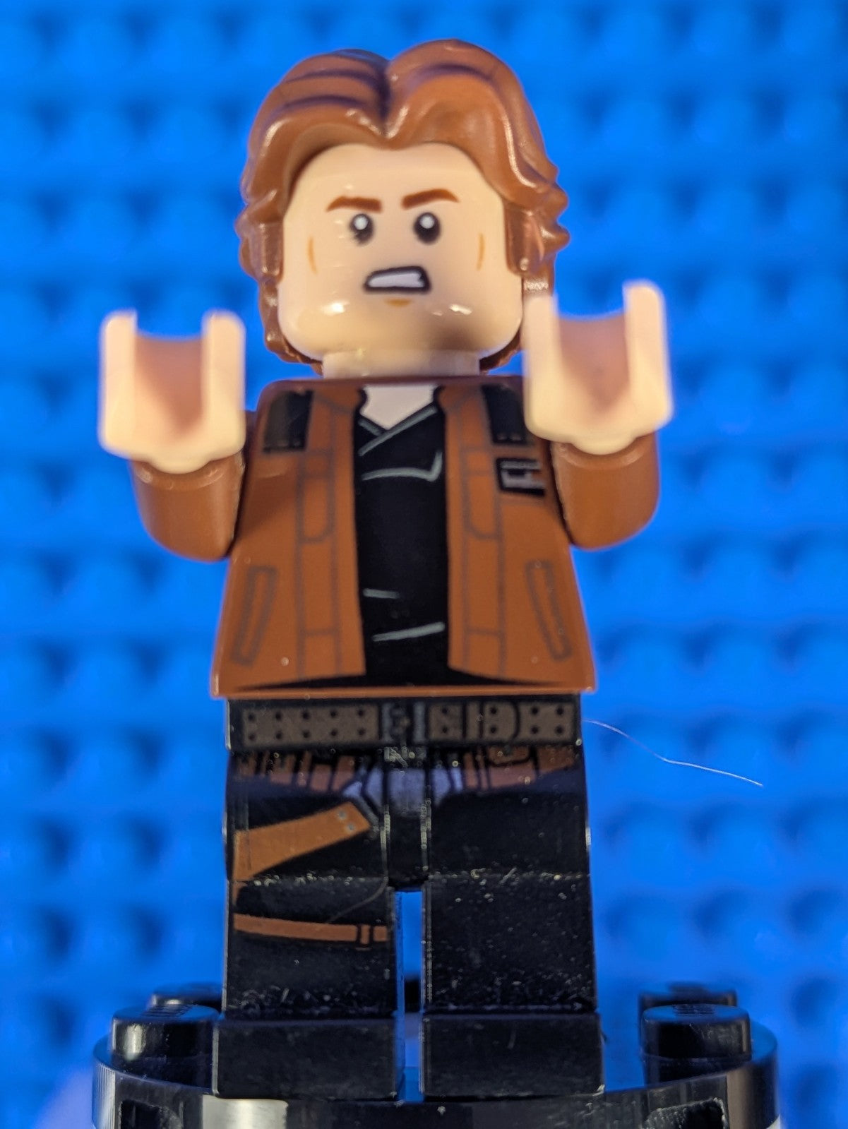 Lego Star Wars: Han Solo, Black Legs with Holster Pattern sw0921 Set 75212