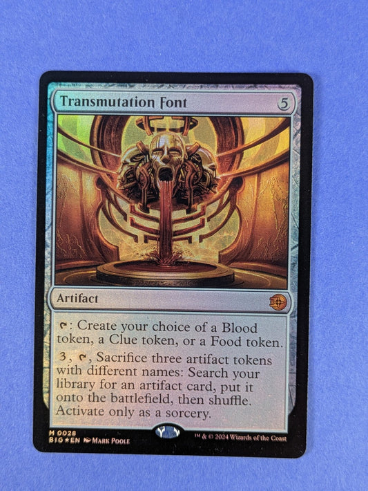 MTG Magic: The Big Score: Transmutation Font Foil #0028 Mythic - NM