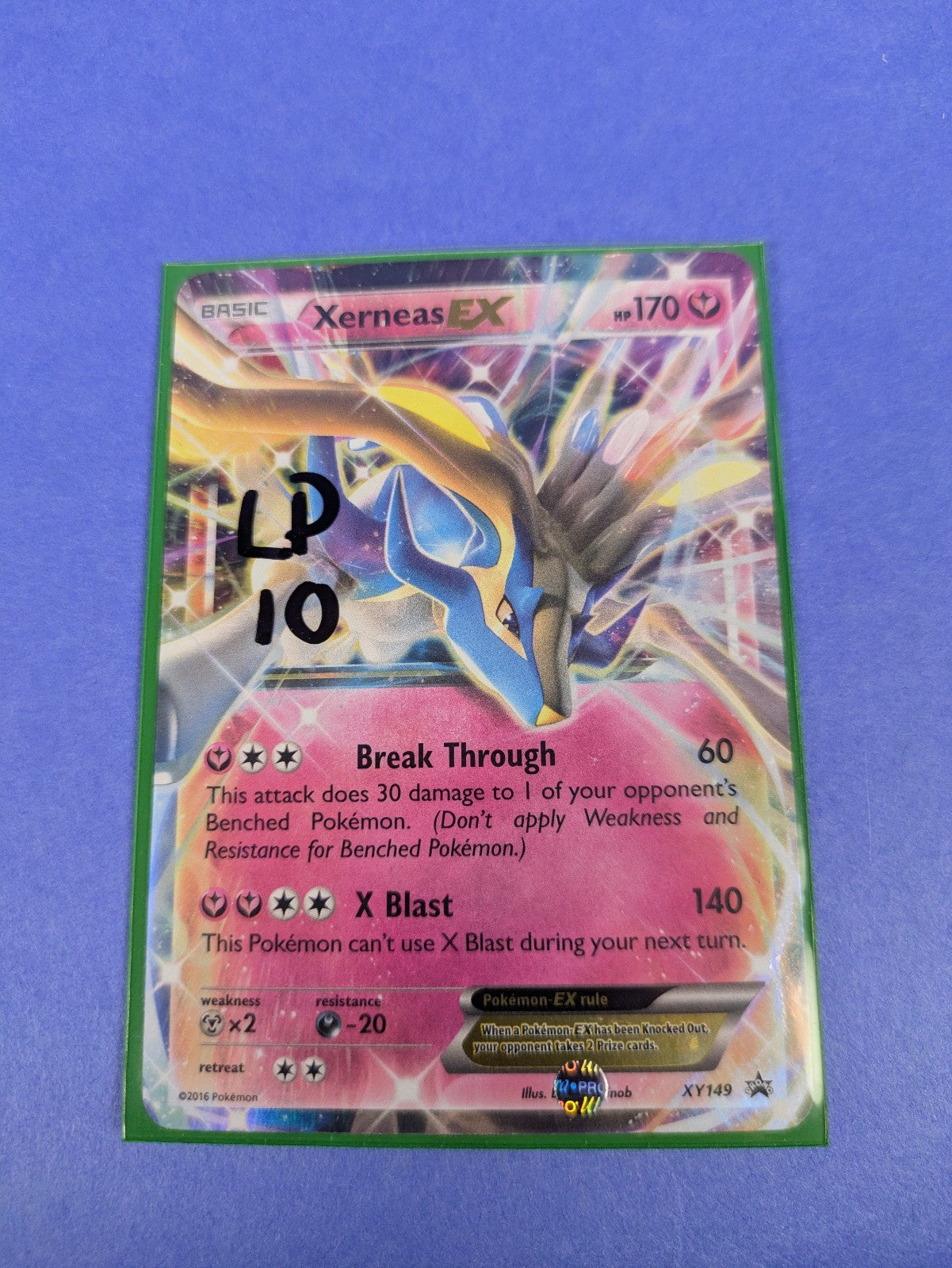 Xerneas EX - XY149 - Promo Holo XY Black Star Promos - Pokemon Card - NM