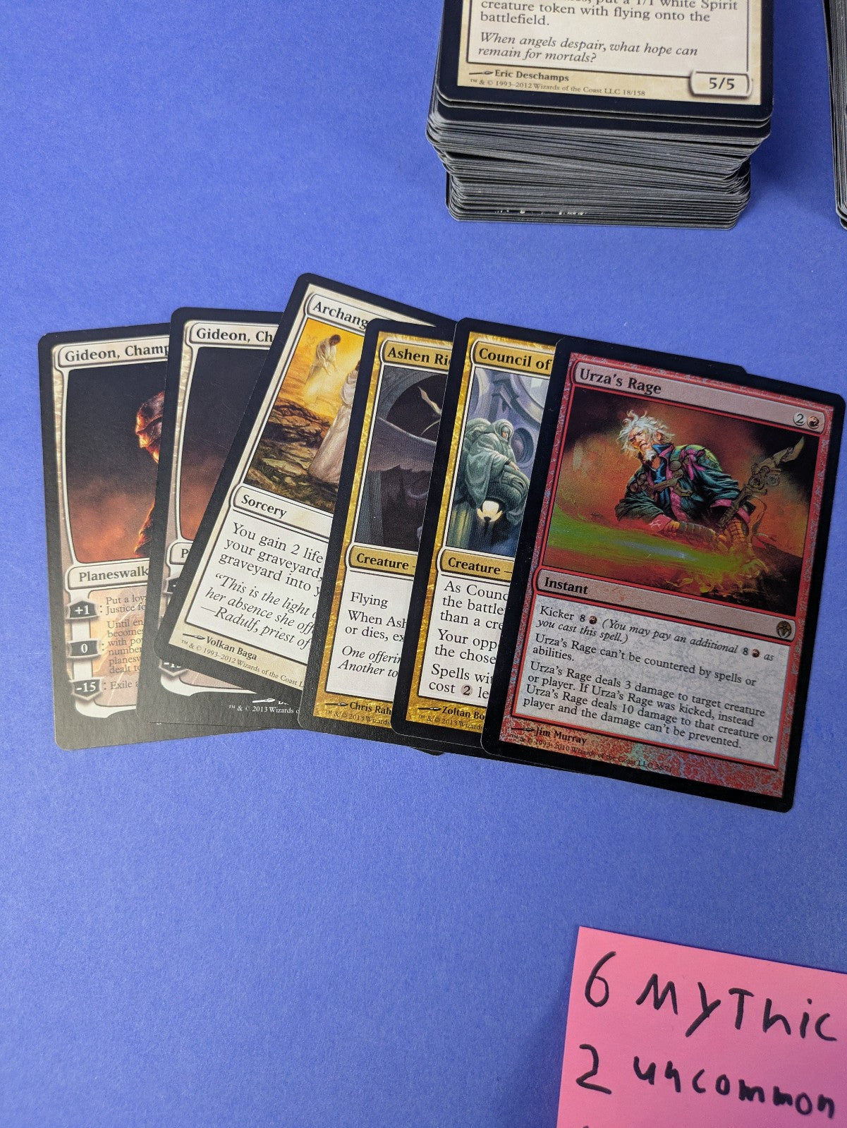MTG Magic: 163 Card Bundle Lot Foil & Non-Foil - Uncommon, Rare, Mythic