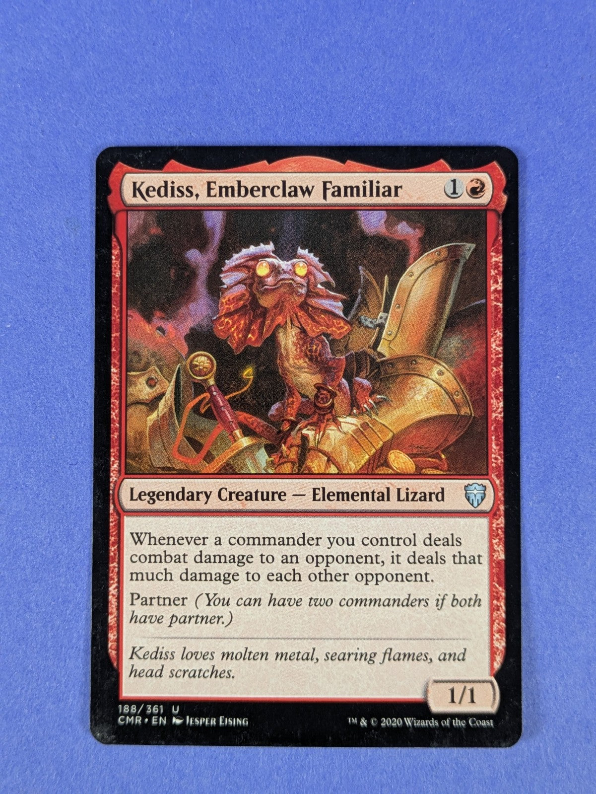 MTG Magic: Commander Legends: Kediss, Emberclaw Familiar #188/361 Uncommon - LP