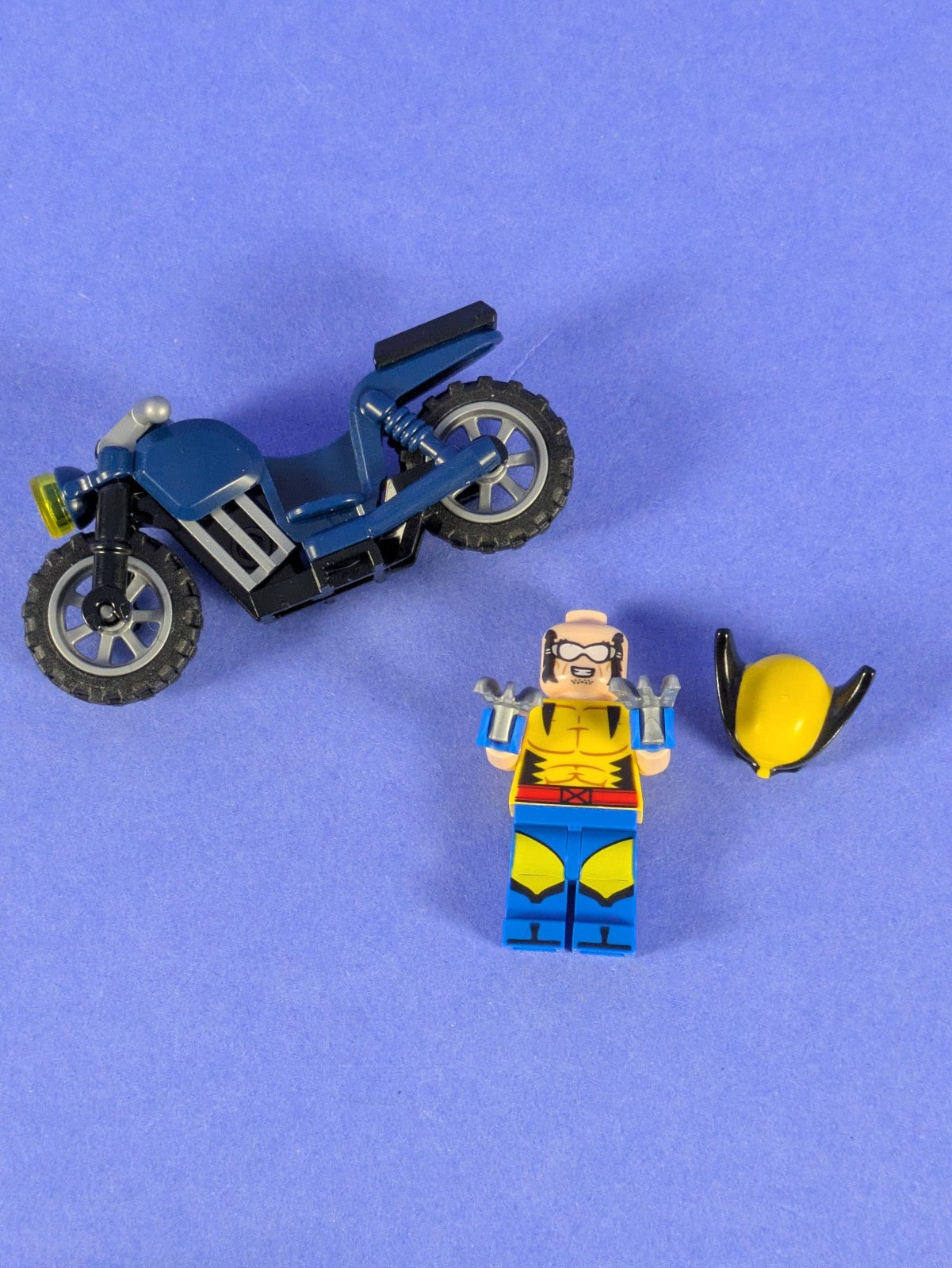 Lego Super Heroes: X-Men: Wolverine - Hair Blue Hands sh0989 Set 76294