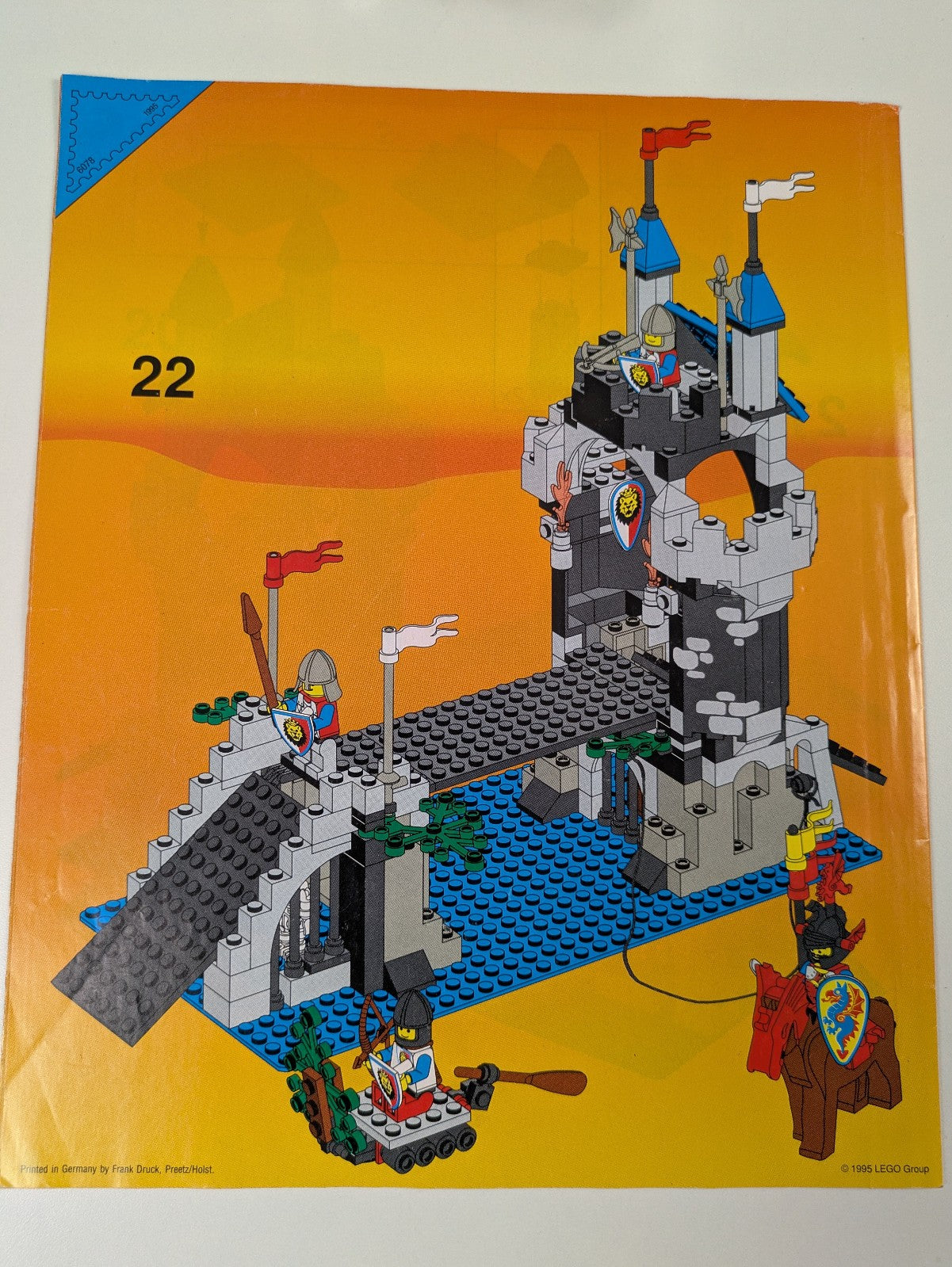Lego Castle: Royal Knights: Royal Drawbridge Set 6078 - w/ Instructions