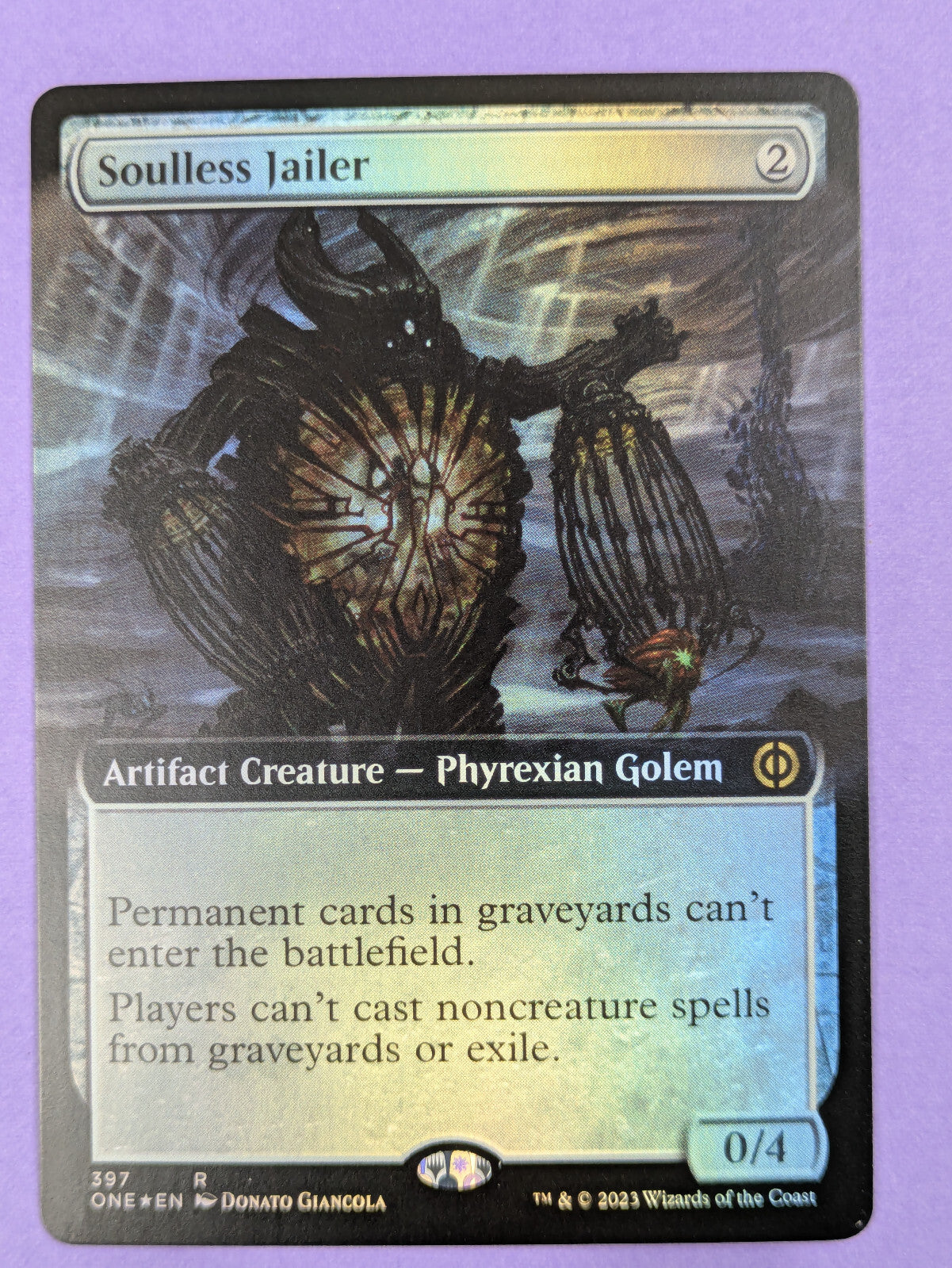 MTG Magic: Phyrexia: All Will Be One: Soulless Jailer Foil #397 Rare - NM