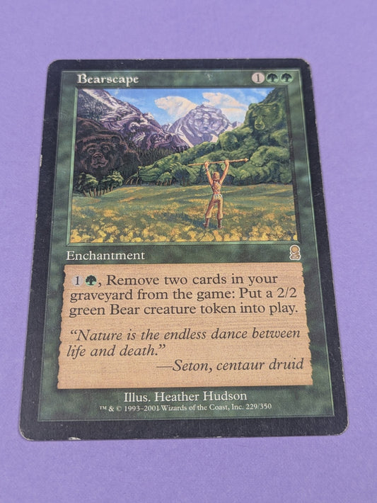 MTG Magic: Odyssey: Bearscape #229/350 Rare - MP