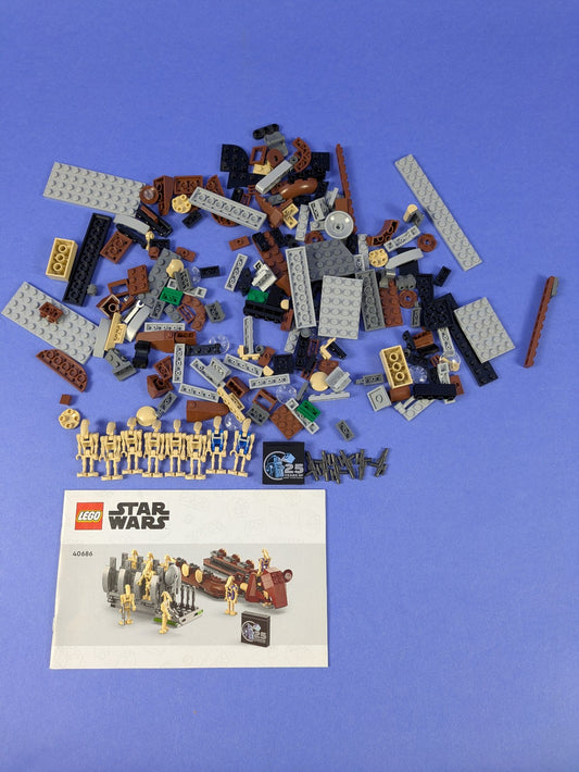 LEGO Star Wars Trade Federation Troop Carrier 40686 Complete Set Pre-Owned