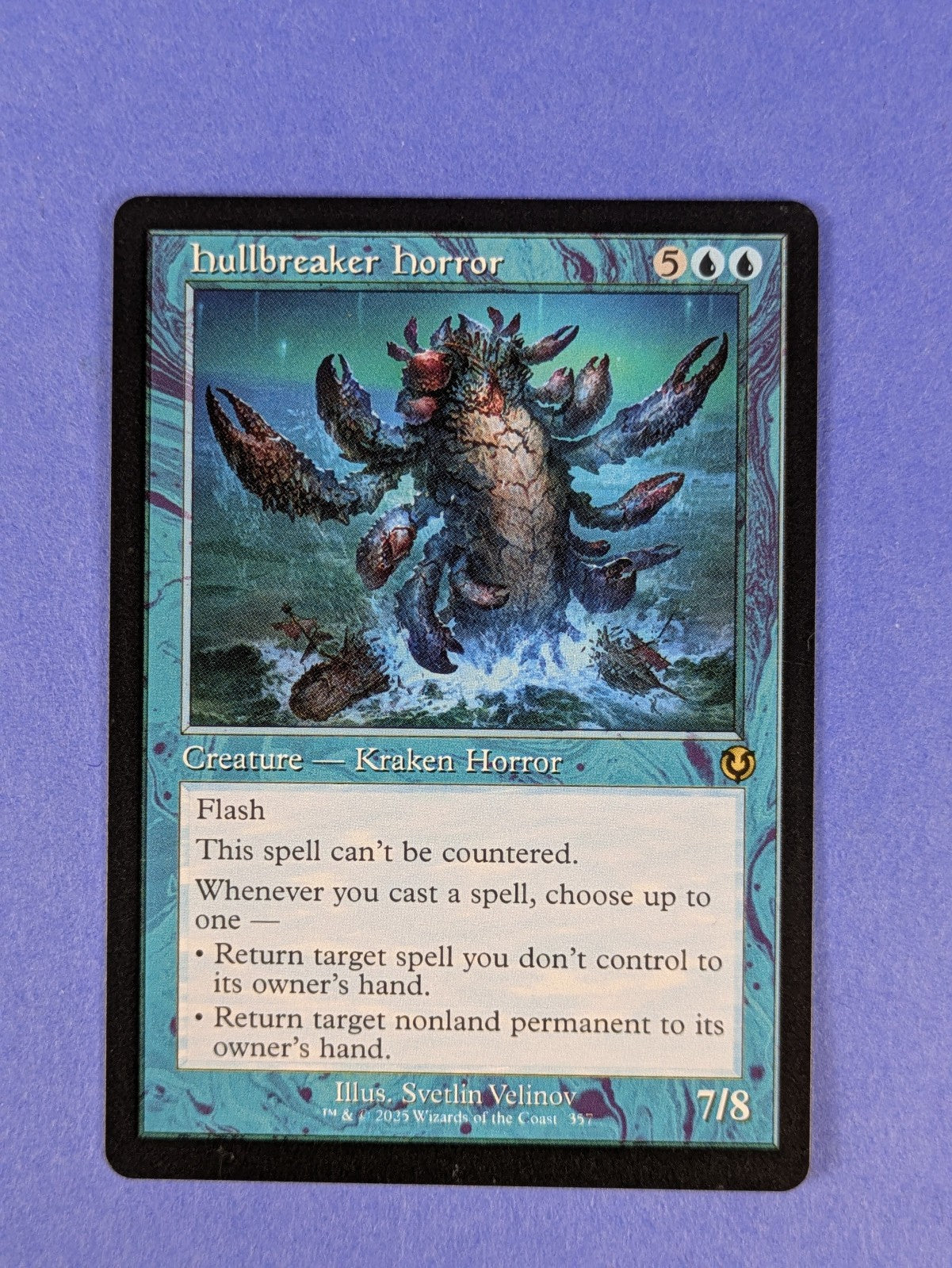 MTG Magic: Innistrad Remastered: Hullbreaker Horror #357 Rare - NM