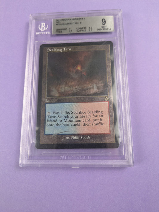 MTG: Modern Horizons 2: Scalding Tarn - Retro Frame Foil Rare #439 - NM BGS 9