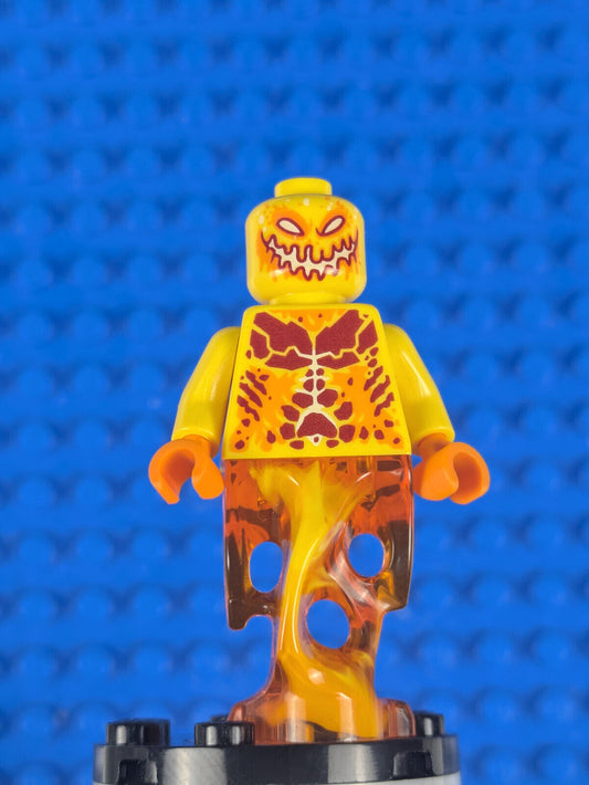Lego NEXO KNIGHTS: Flama - Yellow Head and Torso nex054 Set 70339