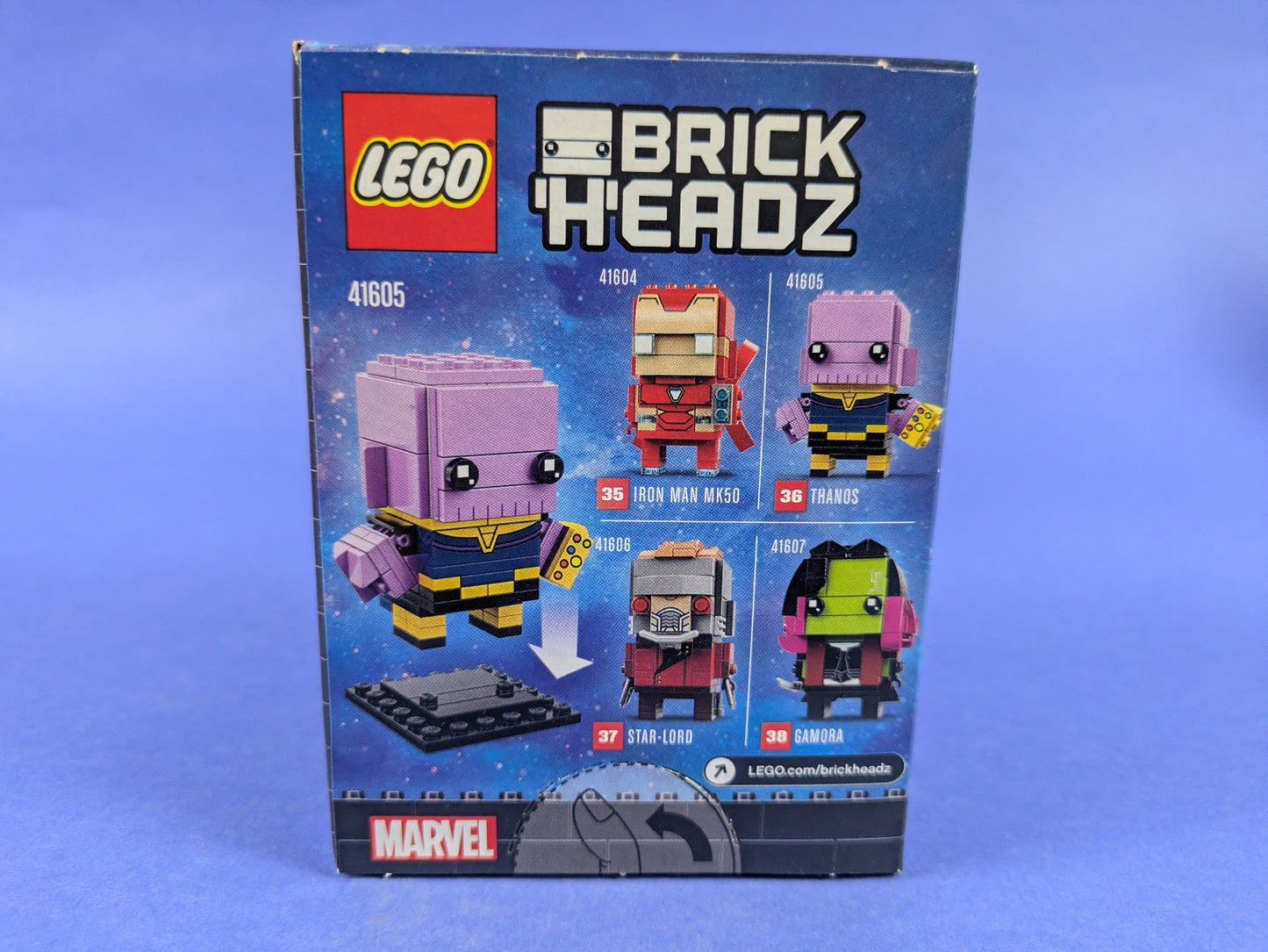 Lego BrickHeadz: Super Heroes: Avengers Infinity War: Thanos Set 41605 BRAND NEW