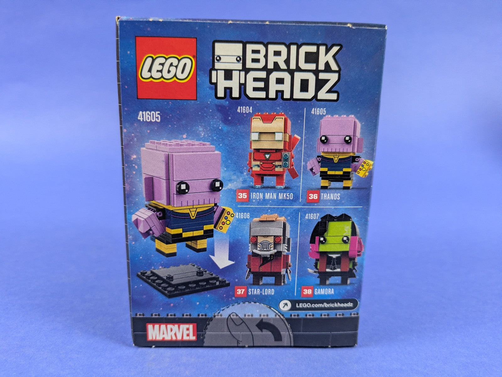 Lego BrickHeadz: Super Heroes: Avengers Infinity War: Thanos Set 41605 BRAND NEW