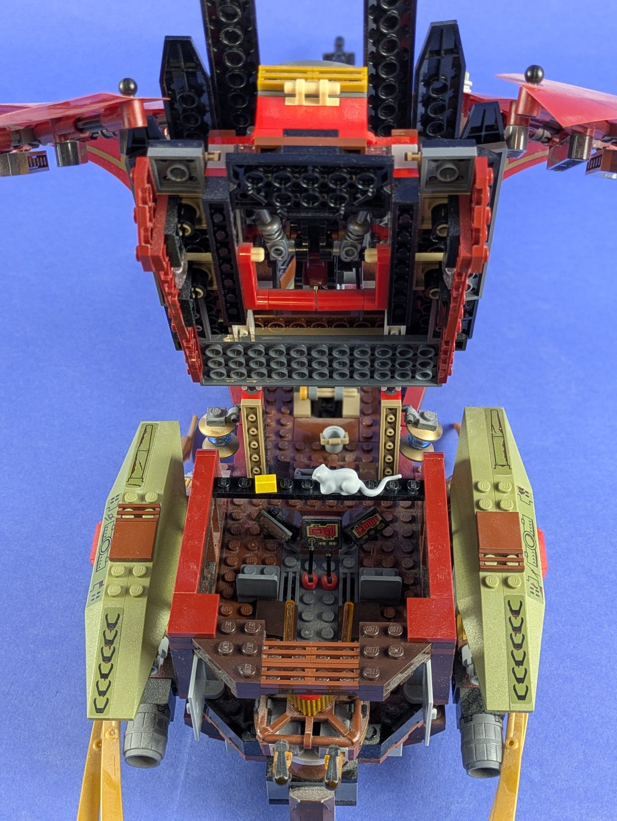 LEGO NINJAGO Final Flight of Destiny's Bounty 70738 Incomplete Set Pre-Owned