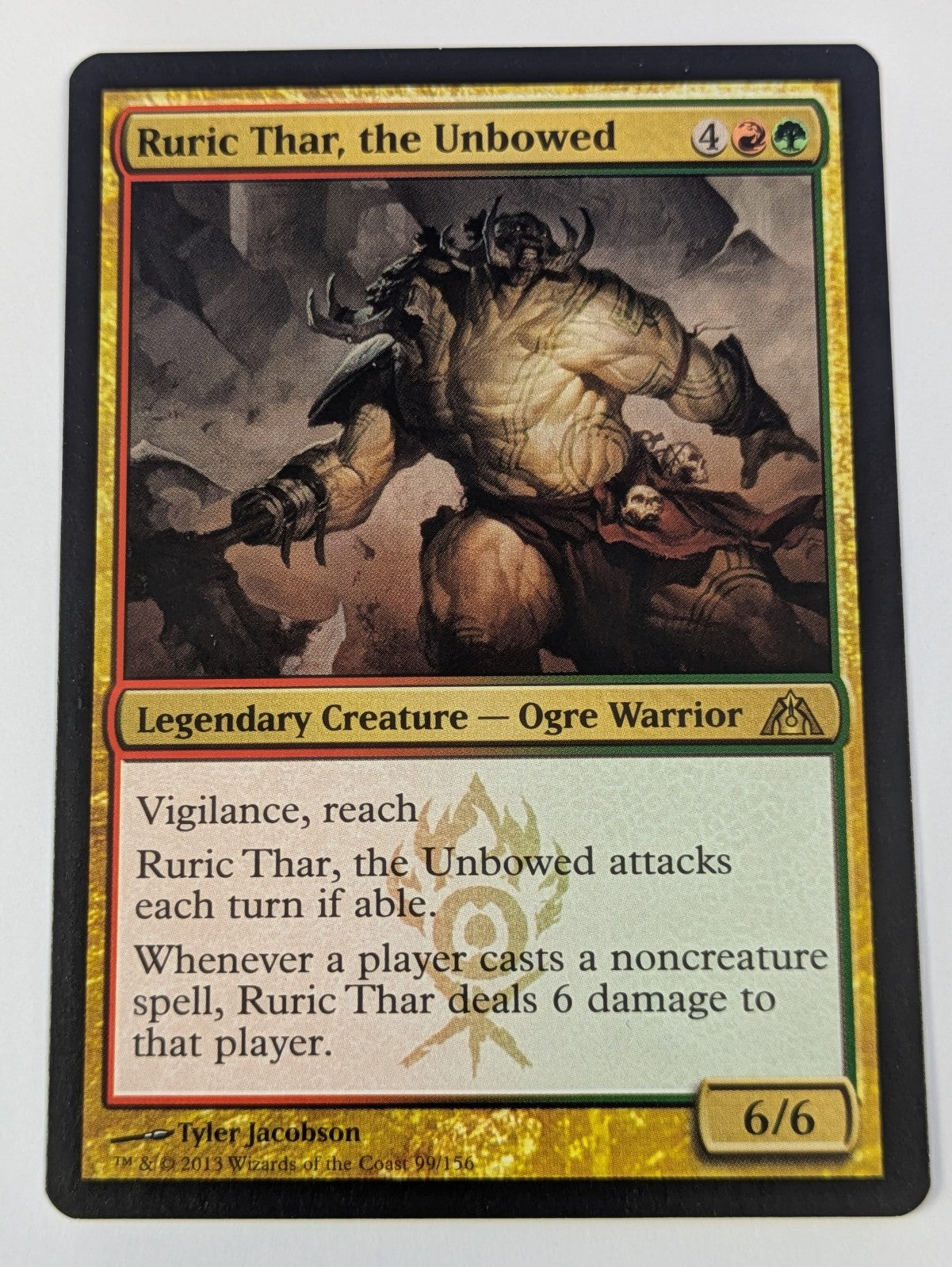 MTG Magic: Dragon's Maze: Ruric Thar, the Unbowed #99/156 Rare - LP