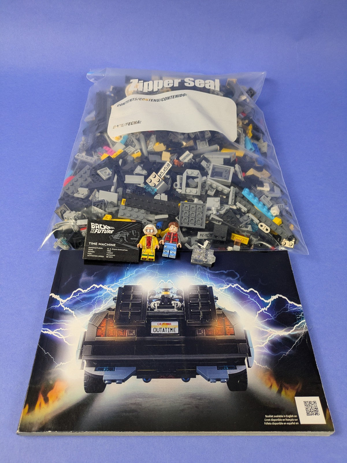 LEGO Creator Back to the Future Time Machine 10300 Complete Set Pre-Owned
