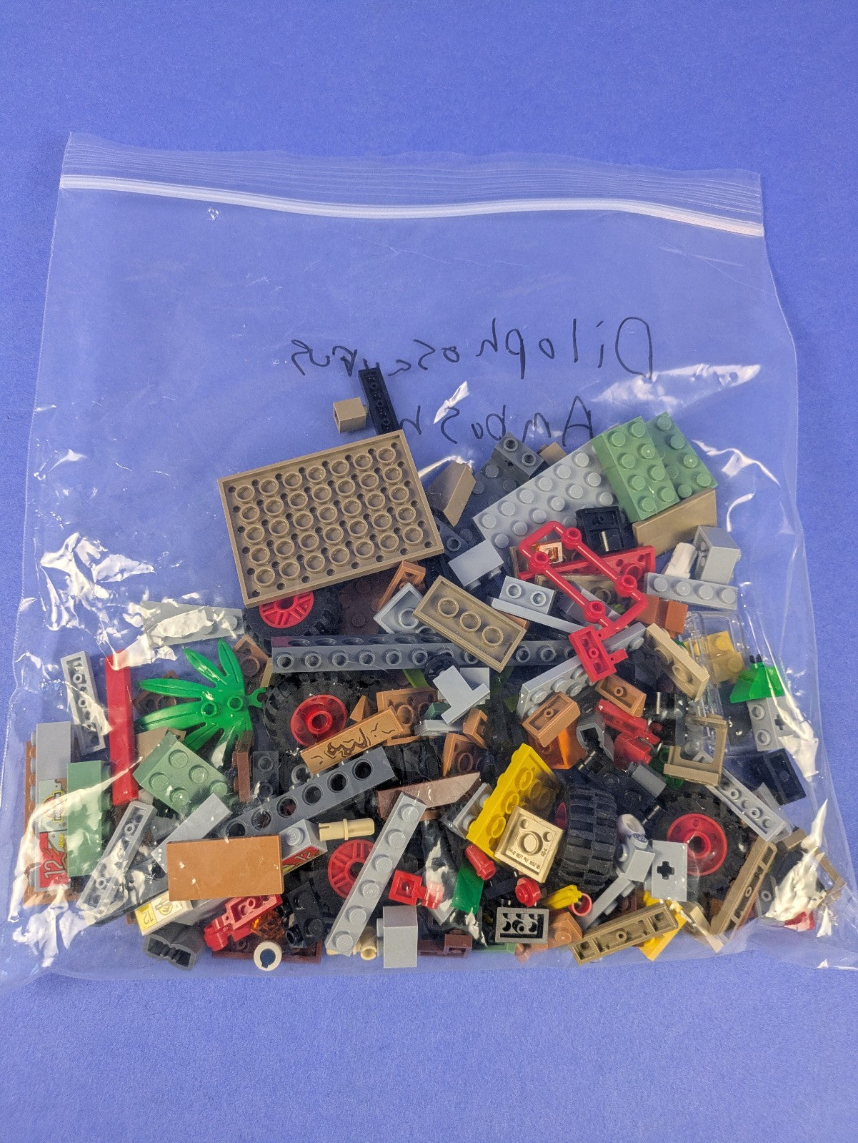 LEGO Jurassic World Dilophosaurus Ambush 76958 Complete Set Pre-Owned