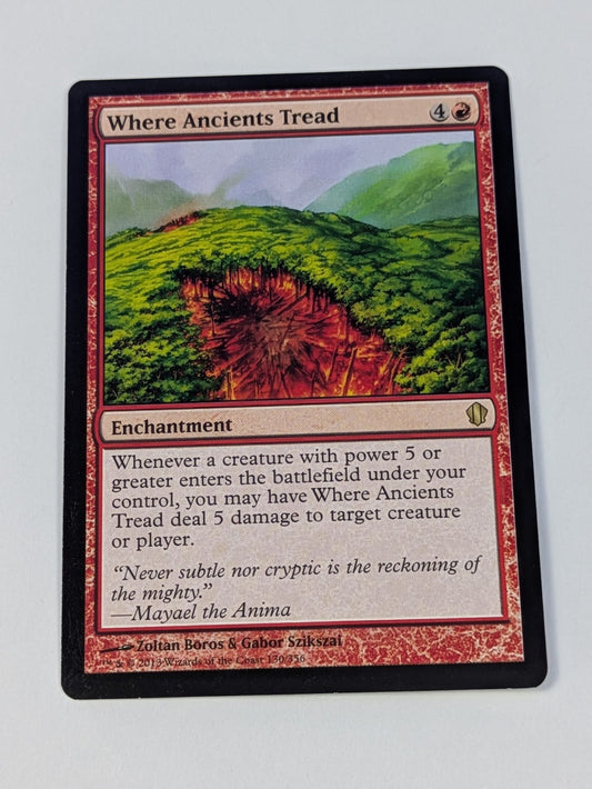 MTG Magic: Commander 2013: Where Ancients Tread #130/356 Rare - LP