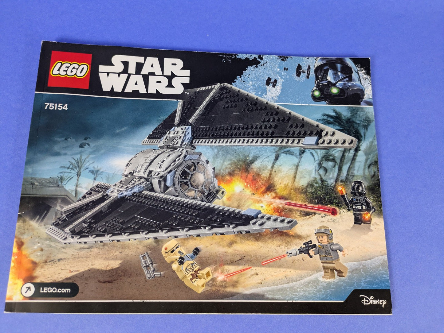 Lego Star Wars: Rogue One: TIE Striker Set 75154 - Incomplete Set