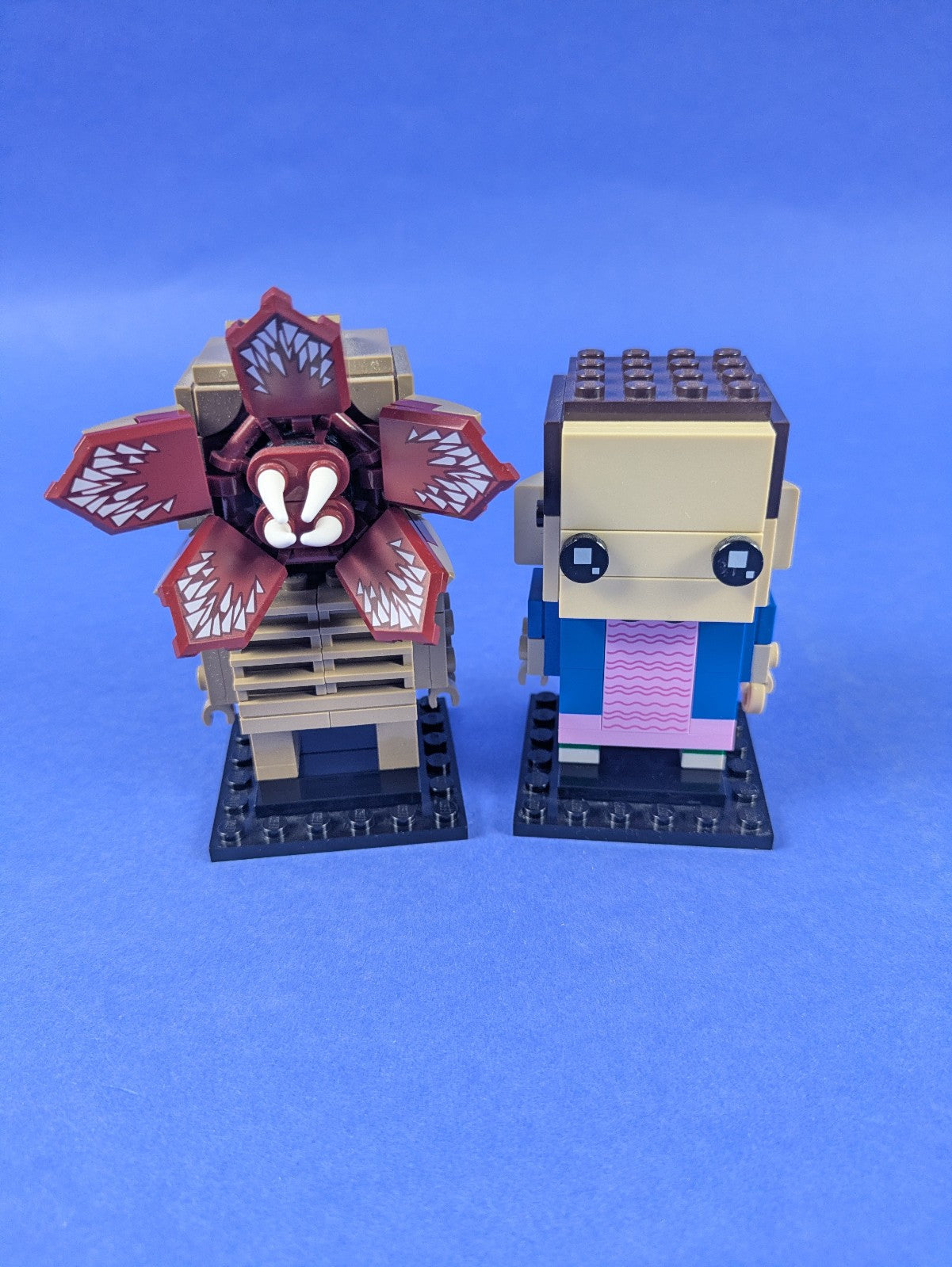 LEGO BrickHeadz Stranger Things Demogorgon & Eleven 40549 Complete Set Pre-Owned