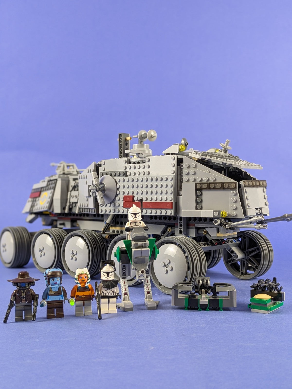 LEGO Star Wars Clone Turbo Tank 8098 Incomplete Set Pre-Owned