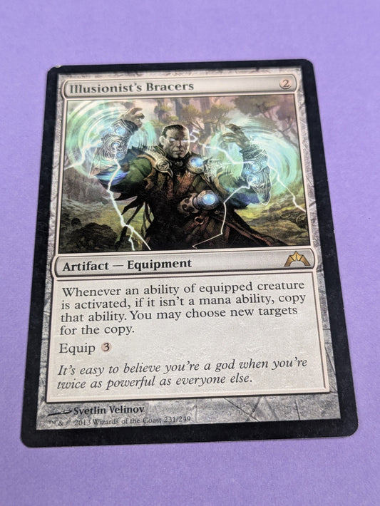 MTG Magic: Gatecrash: Illusionist's Bracers #231/249 Rare - LP