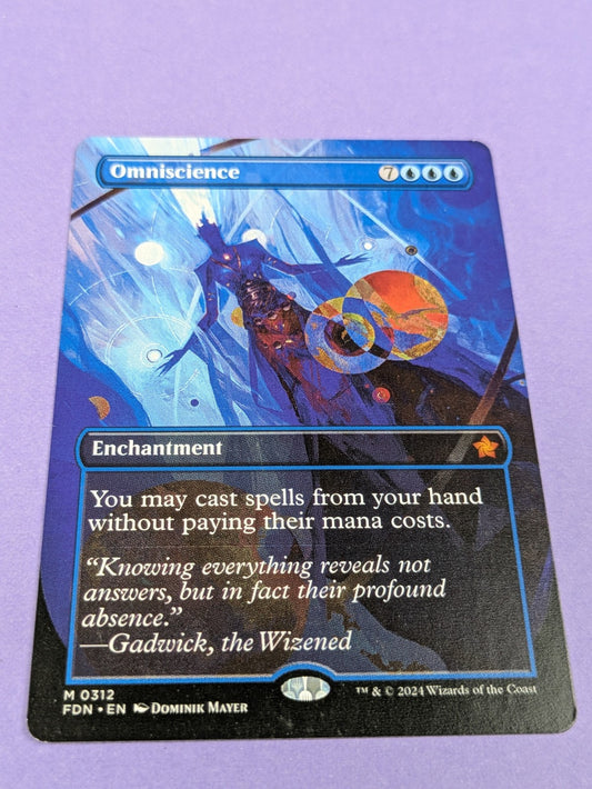 MTG Magic: Foundations: Omniscience Borderless #0312 Mythic - NM