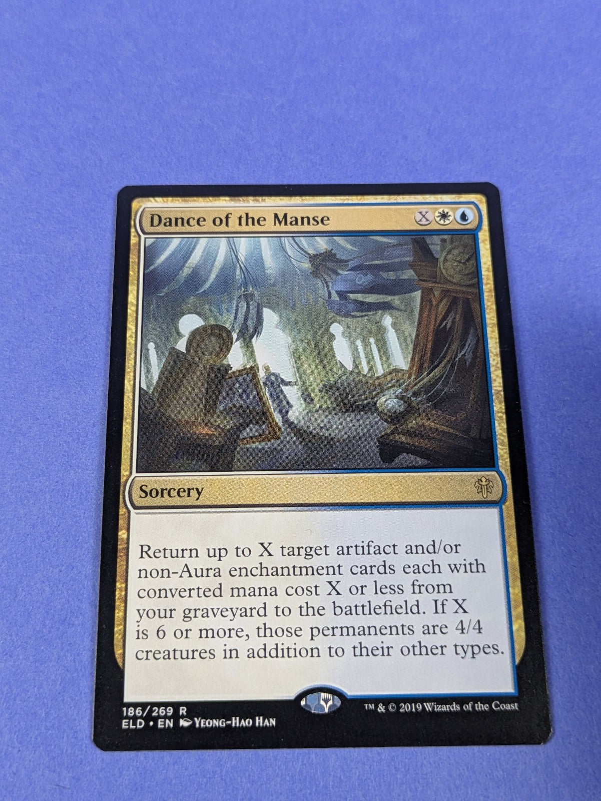 MTG Magic: Throne of Eldraine: Dance of the Manse #186/269 Rare - NM