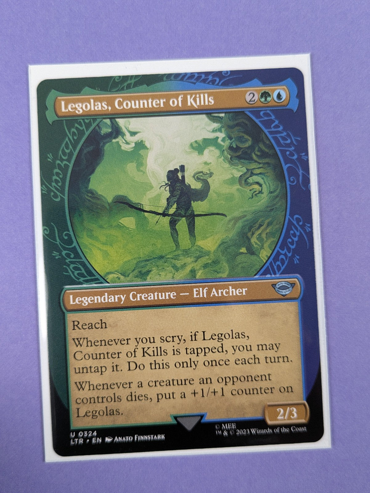 MTG: The Lord of the Rings: Legolas, Counter of Kills #0324 Uncommon - NM