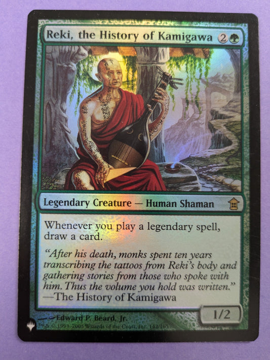 MTG Magic: The List: Reki, the History of Kamigawa Foil #142/165 Rare - NM