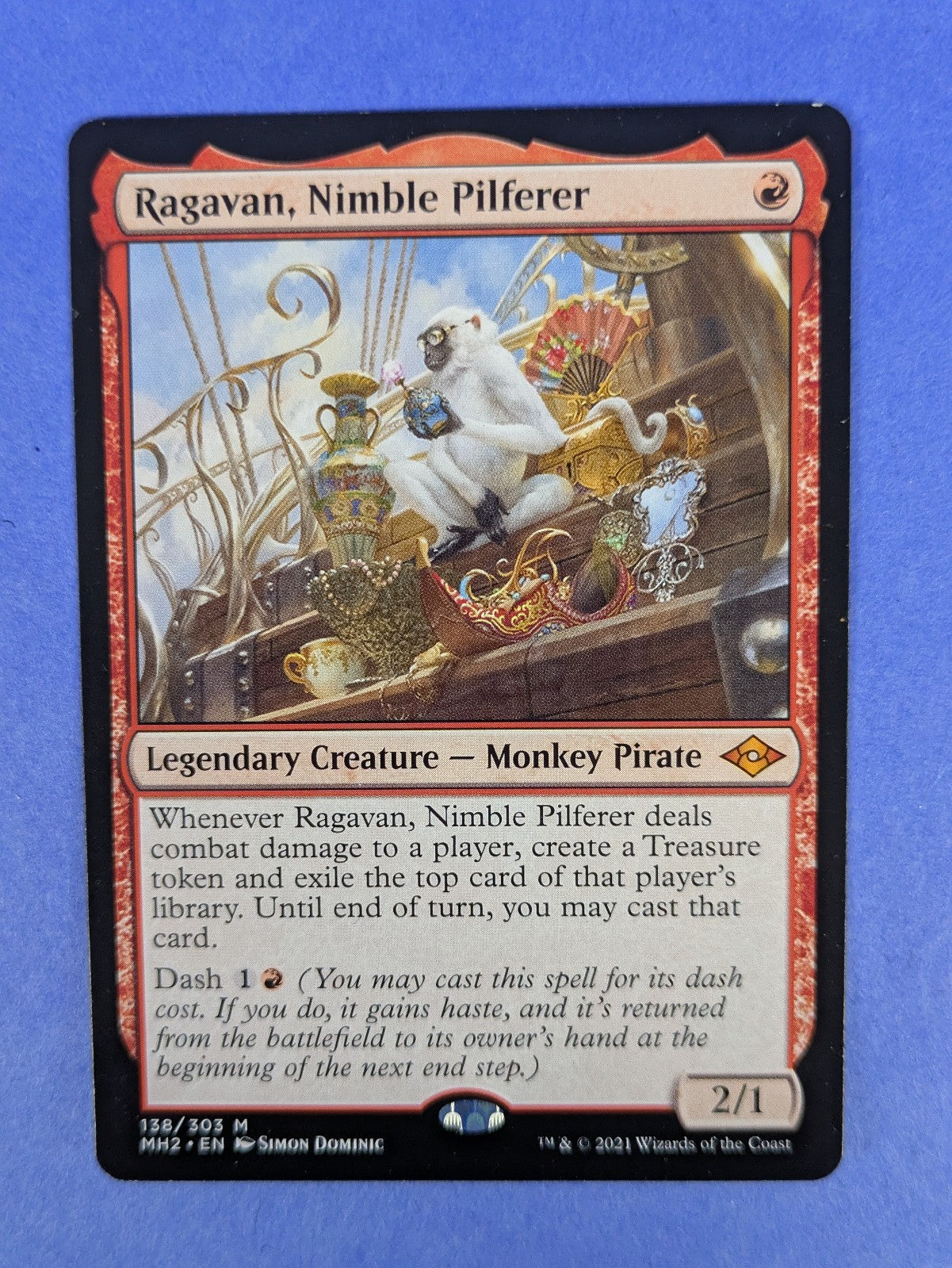 MTG: Modern Horizons 2: Ragavan, Nimble Pilferer #138/303 Mythic - LP
