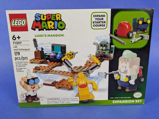 Lego Super Mario: Lab and Poltergust - Expansion Set 71397 - BRAND NEW!