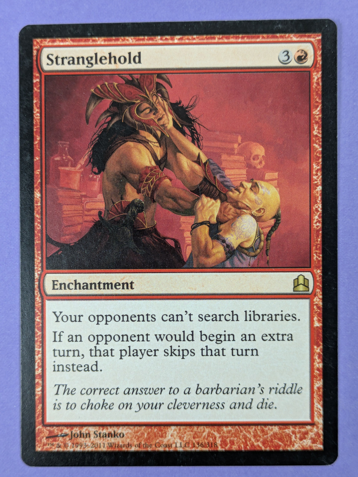 MTG Magic The Gathering: Commander Anthology: Stranglehold #087/320 Rare - NM