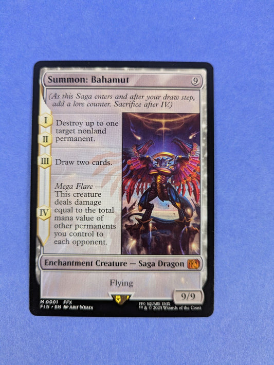 MTG Magic: FINAL FANTASY: Summon: Bahamut #0001 Mythic - NM