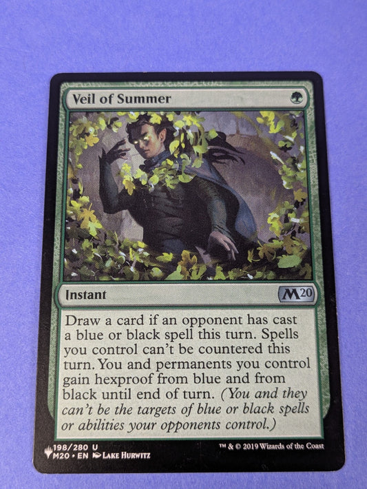 MTG: The List: Veil of Summer - M20 Reprint #198/280 Uncommon - NM
