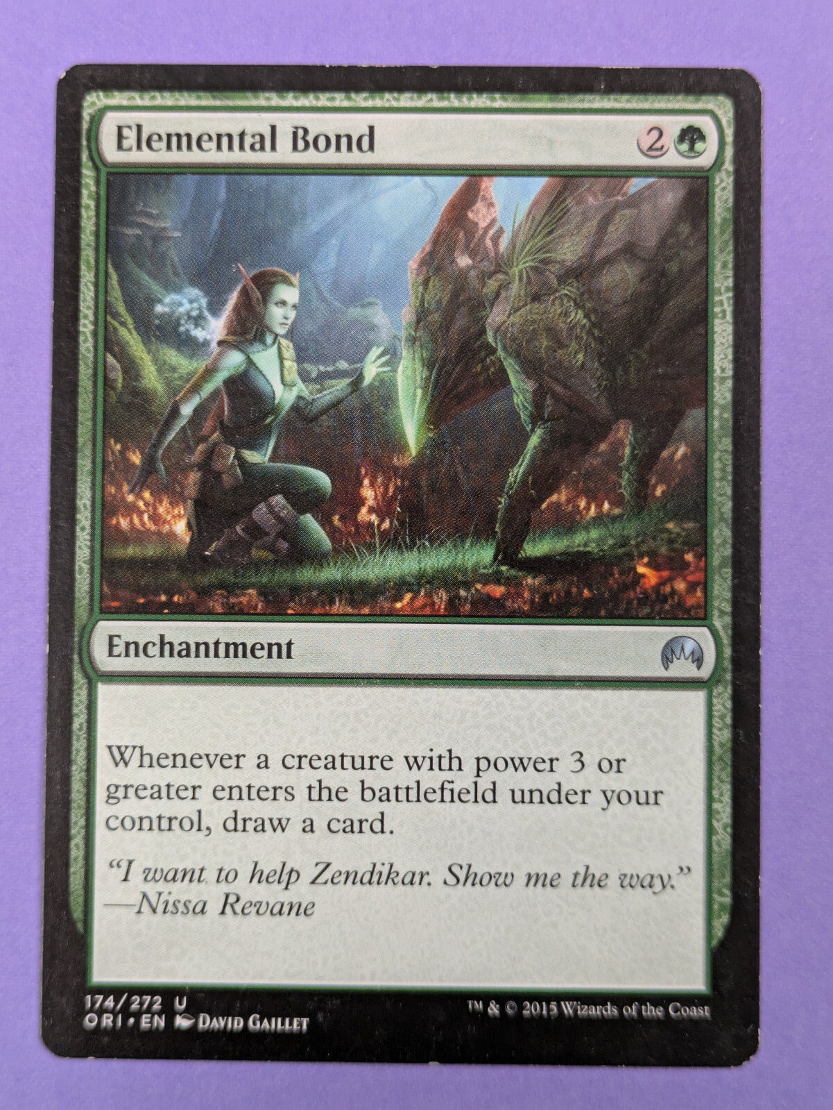 MTG Magic The Gathering: Magic Origins: Elemental Bond #174/272 Uncommon - NM