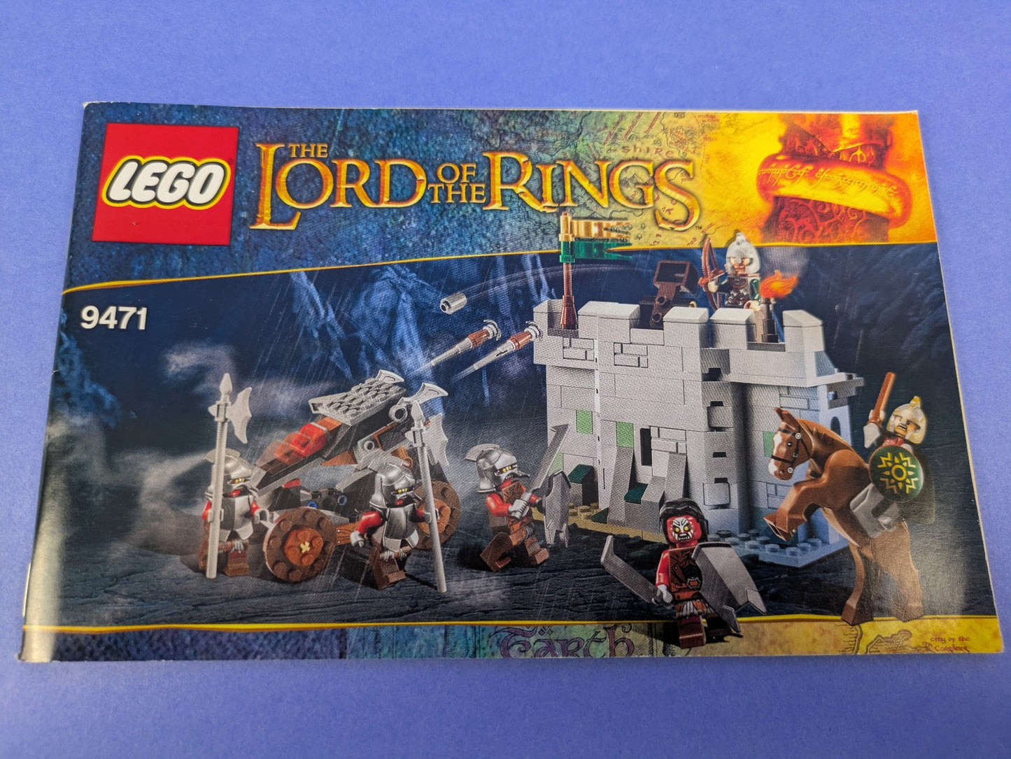 LEGO The Hobbit and The Lord of the Rings Uruk-hai Army 9471  Complete Pre-Owned