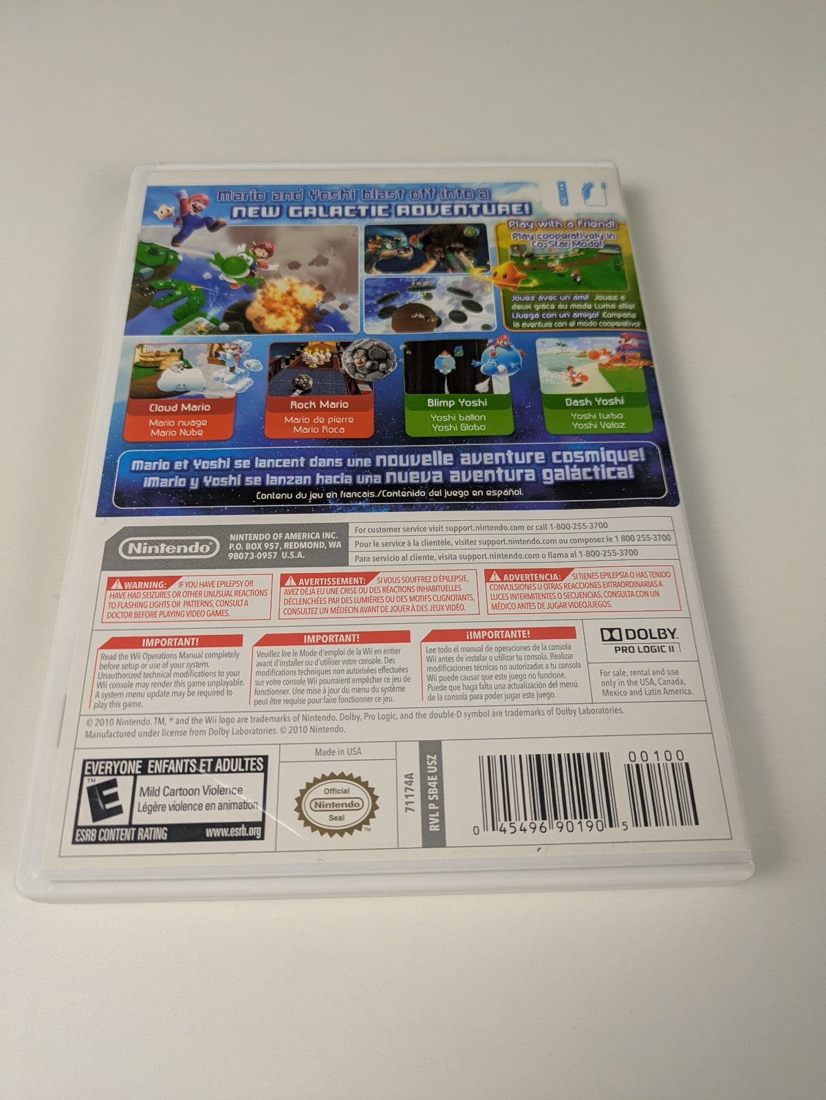 Super Mario Galaxy 2 (Nintendo Wii, 2010) CIB
