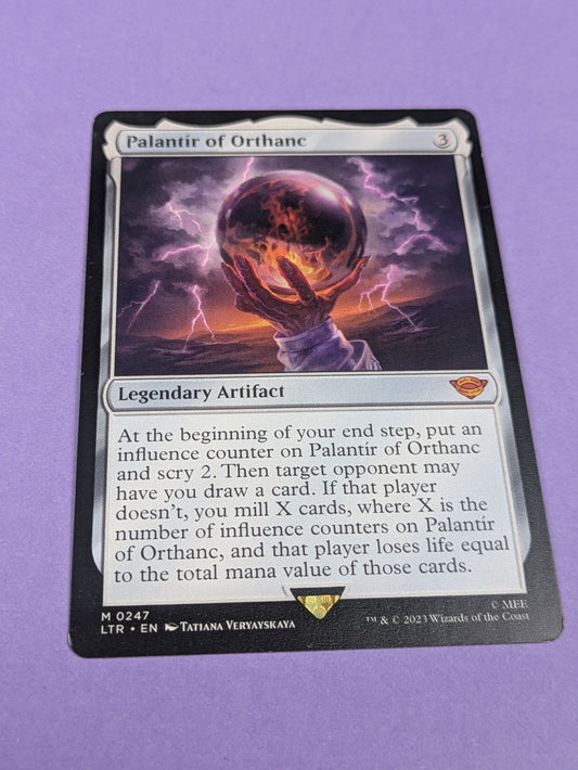 MTG: The Lord of the Rings: Palantír of Orthanc #0247 Mythic - NM